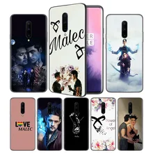 shadowhunters Malec Soft Black Silicone Case Cover for OnePlus 6 6T 7 Pro 5G Ultra-thin TPU Phone Back Protective