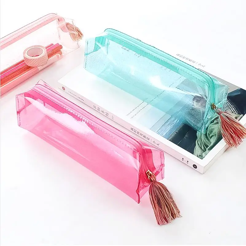 

PU Laser lucency leather pen case fabric pencil bag etui a crayons cuir pencil pouch stifte tasche pencil case school bag p 4923