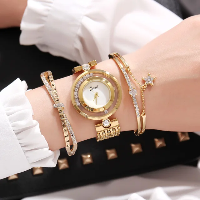 Nuovo Modo Delle Signore Eleganti Orologi E Blingbling Di Cristallo Braccialetto Nuovo Modo Delle Signore Eleganti Orologi E Blingbling Di Cristallo Braccialetto