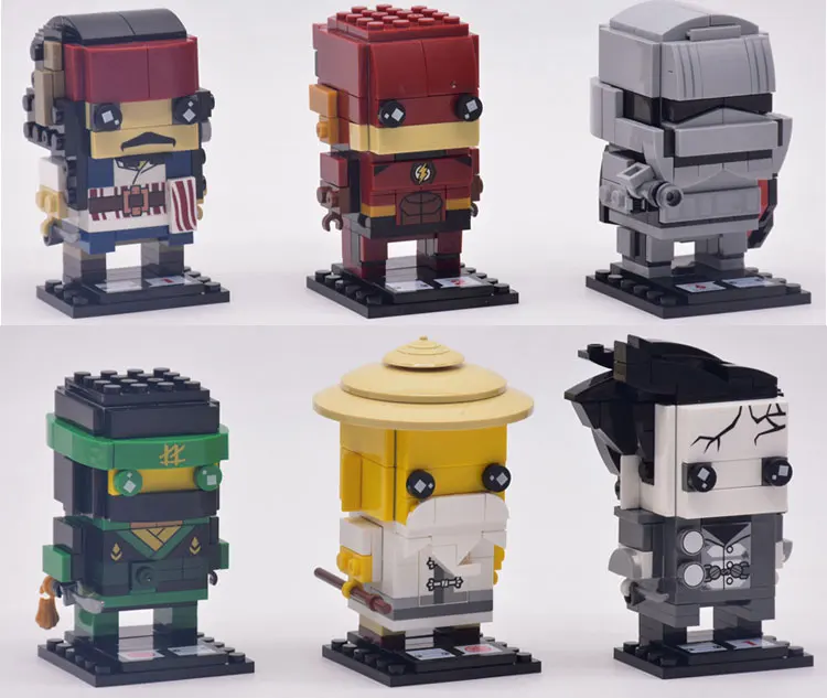 DC Brickheadz Dragon Ball Z кирпич Headz строительные блоки Marvel Бэтмен человек паук Супермен