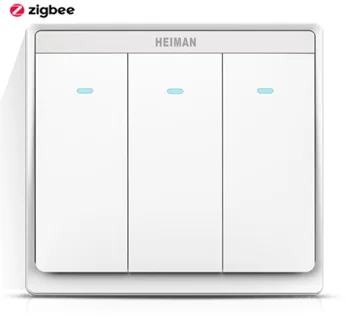 Heiman Zigbee Wi-Fi управление смарт-переключатель для системы домашней автоматизации