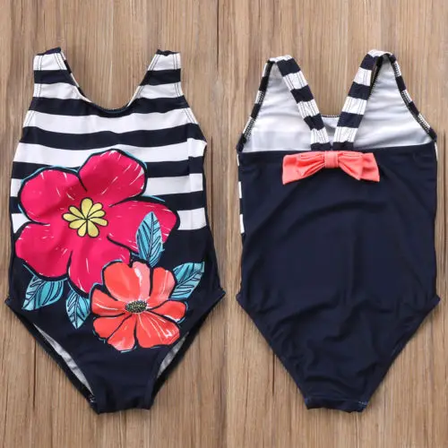 

Toddler Kid Baby Girls Floral Flower Tankini Swimwear Swimsuit Bikini Set Bathing Suit