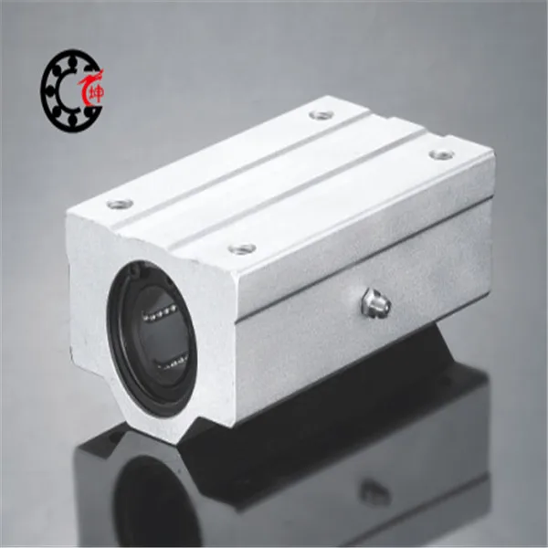 scs50Luu 1piece Standard SC50LUU 40mm Linear axis ball bearing block with  bush, pillow block linear unit for CNC part