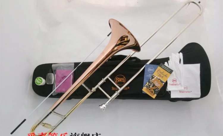 Bach TB-710 Bb tenor trombone tone down Bach trombone instrument phosphor bronze material copper-nickel alloy telescopic tube