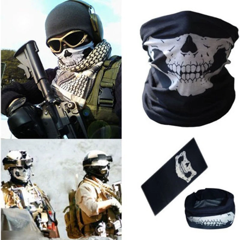 New Skull Multi Bandana Bike Motorcycle Scarf Face Mask CS Ski Headwear