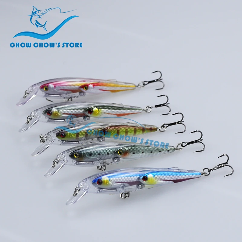 New Arrival!!! 5PCS/lot Minnow Fishing Lure Swimbait Japan camarao artificial Pesca leurre 9cm 12g | Спорт и развлечения