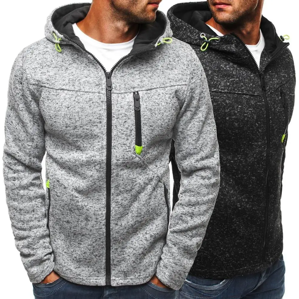 

2019 Men Trainning Exercise Sweaters Running Jacket Compression Tights Fitness Exercise Outdoor Sports Jogger Hoodies