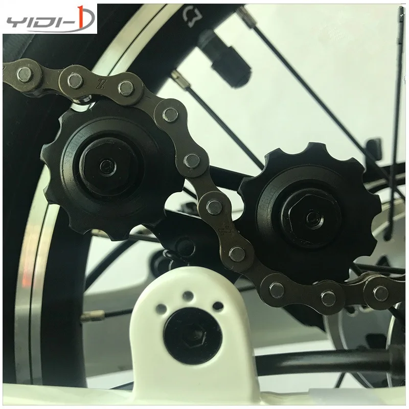 Comprar XIAOMI bicicleta dial trasero cadena rueda transmisión guía polea cadena ajuste Accesorios