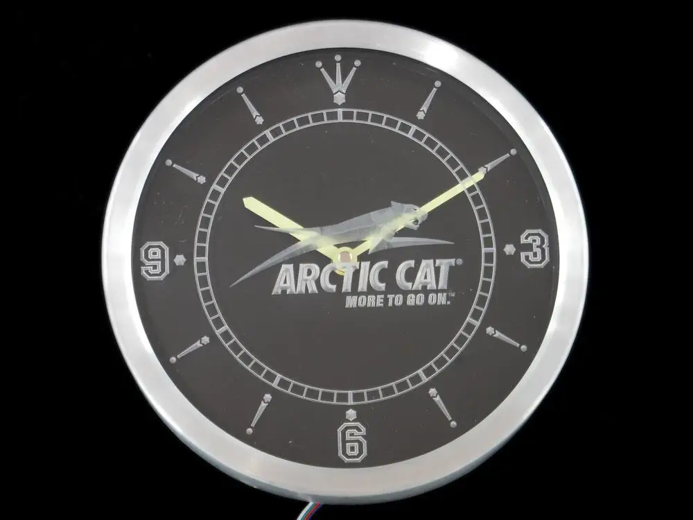  nc0168 Arctic Cat Snowmobiles Neon Light Signs LED Wall Clock - 32842909435
