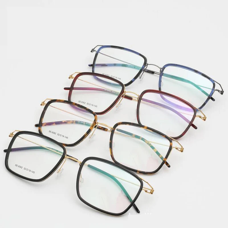 Оптические очки из титанового сплава, оправа для мужчин, очки по рецепту, корейские, датские, женские, фирменный дизайн, близорукость, без винтов, очки