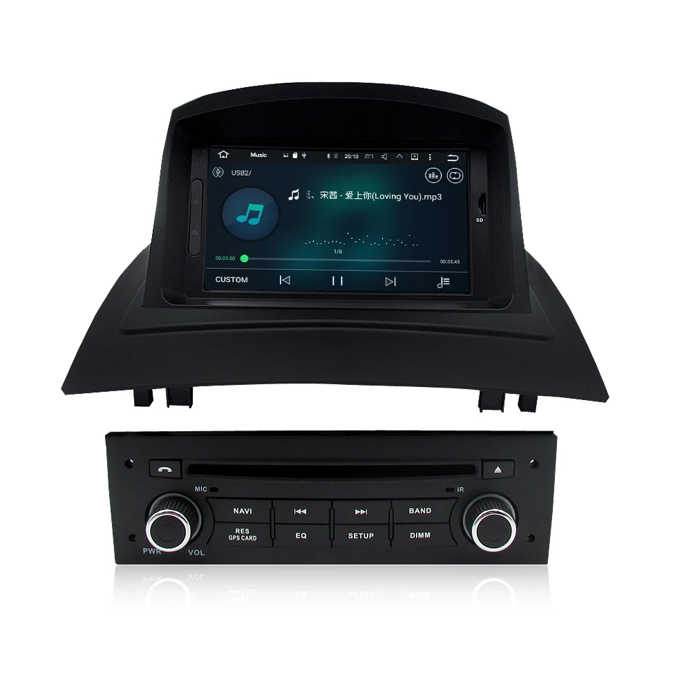 Excellent 4GB IPS Android 8.0 Car Stereo DVD Multimedia For Renault Megane 2 Fluence 2002-2006 2008 Auto Radio GPS Navigation Audio Video 20
