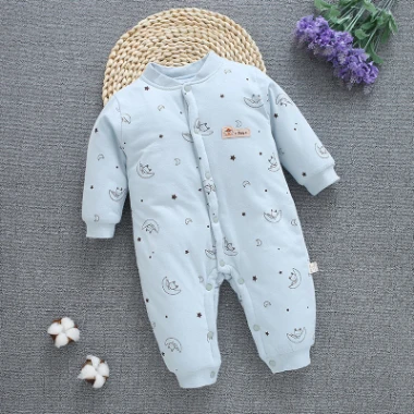 Модная одежда для новорожденных девочек, осенне-зимний комбинезон для маленьких мальчиков, детская одежда для младенцев, Детский костюм, комбинезон - Цвет: 061J