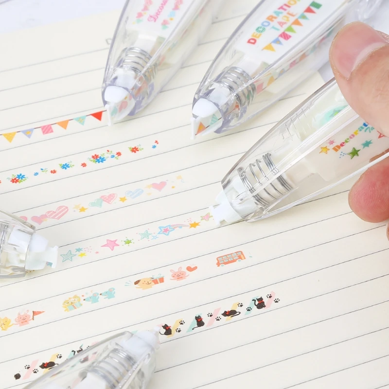 

Cute Correction Tape Flower Decorative School Office Supply Students Stationery qiang