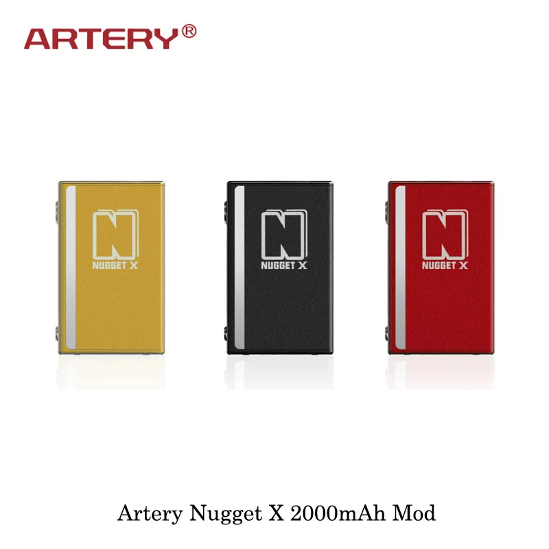 

Electronic Cigarettes 50W Artery Nugget X 2000mAh Box Mod Vape Vaporizer Upgradeable Firmware Fit Artery AT22 Tank 2mL Capacity