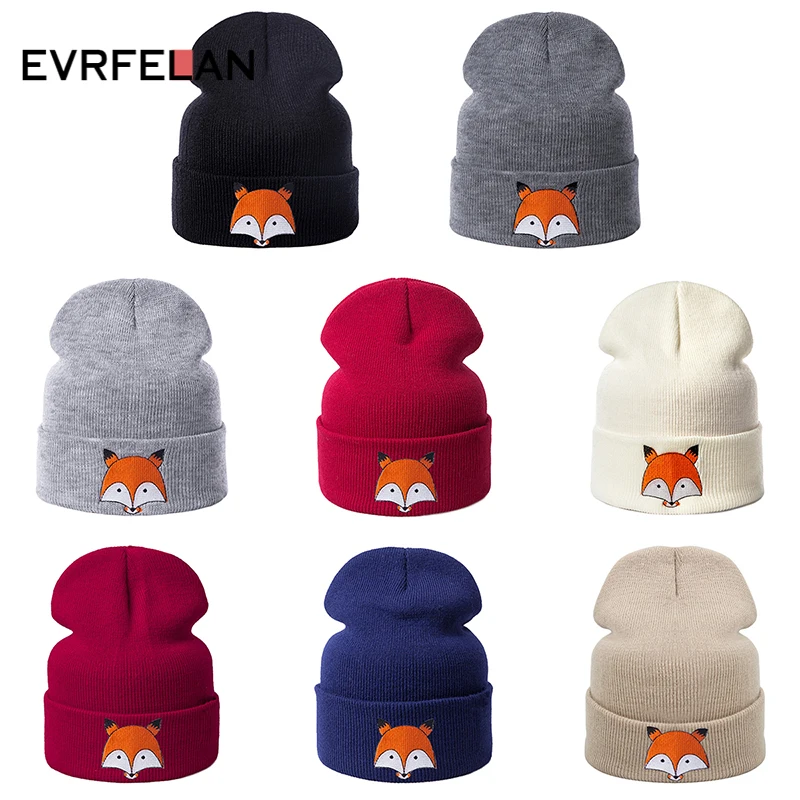 

Evrfelan Fashion Winter Hat For Women Hat Cotton Girls Winter Hats Unisex Skullie Beanies Casual Knit Cap Warm Children Cap