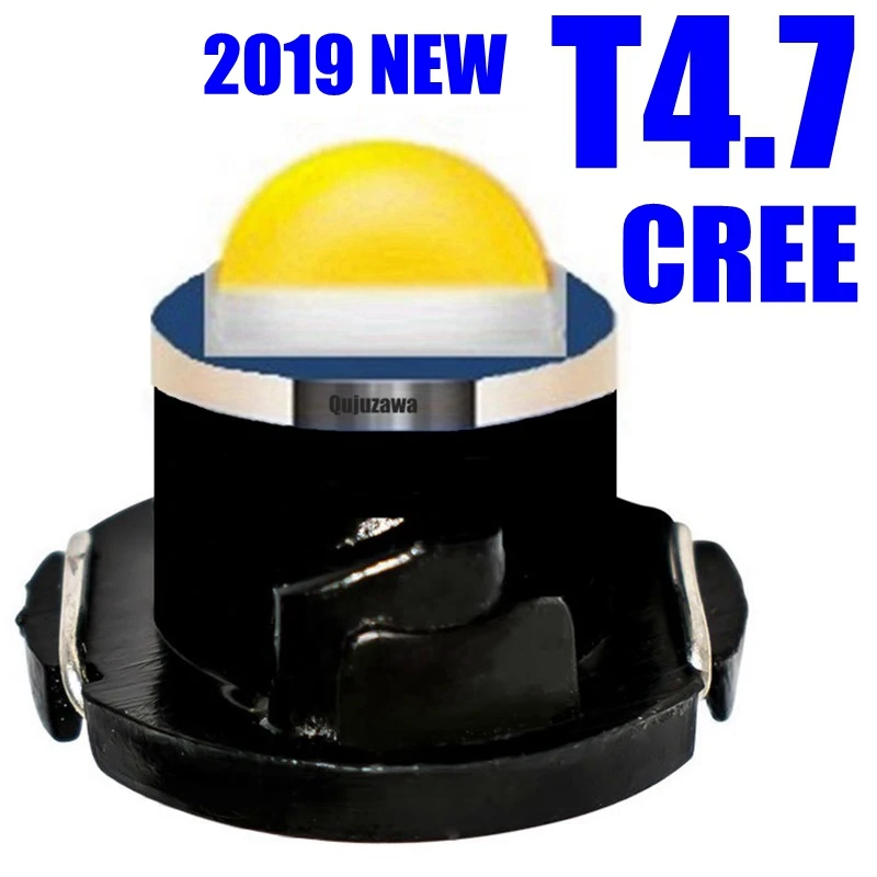 10 шт. T4.7 Cree чип светодиодный Neo Клин приборная панель инструмент кластерный светильник Автомобильная панель Датчик Speedo тире лампы Синий Красный Зеленый Белый