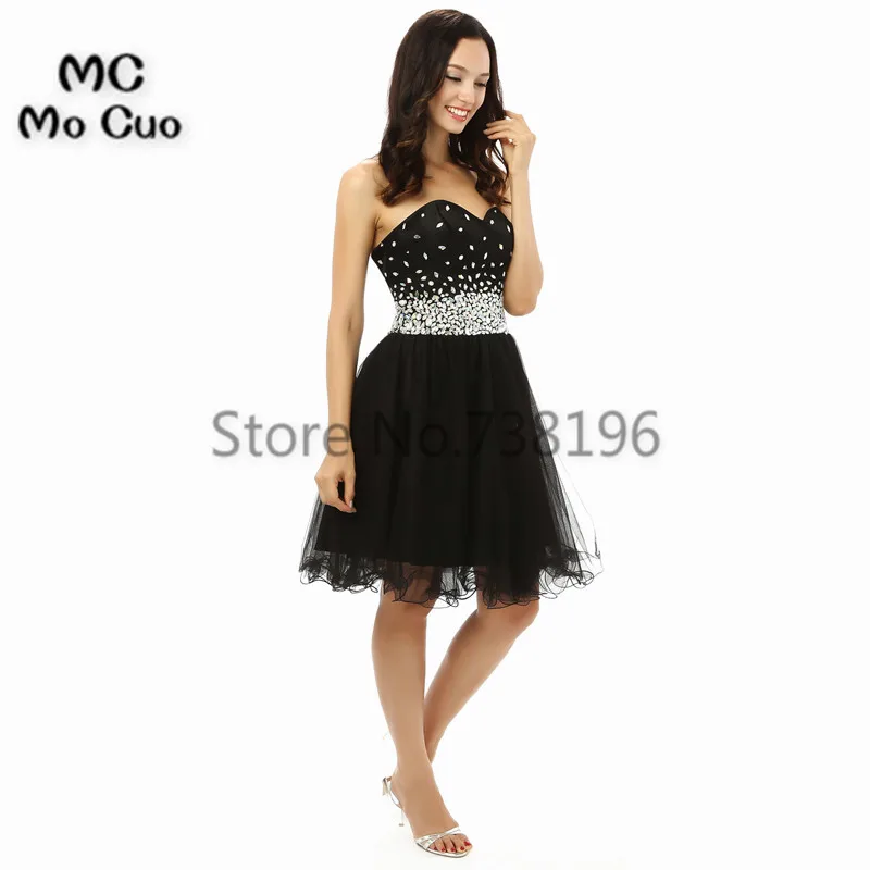 2017 платье для выпускного вечера недорогие платья 8 класса ТРАПЕЦИЕВИДНОЕ