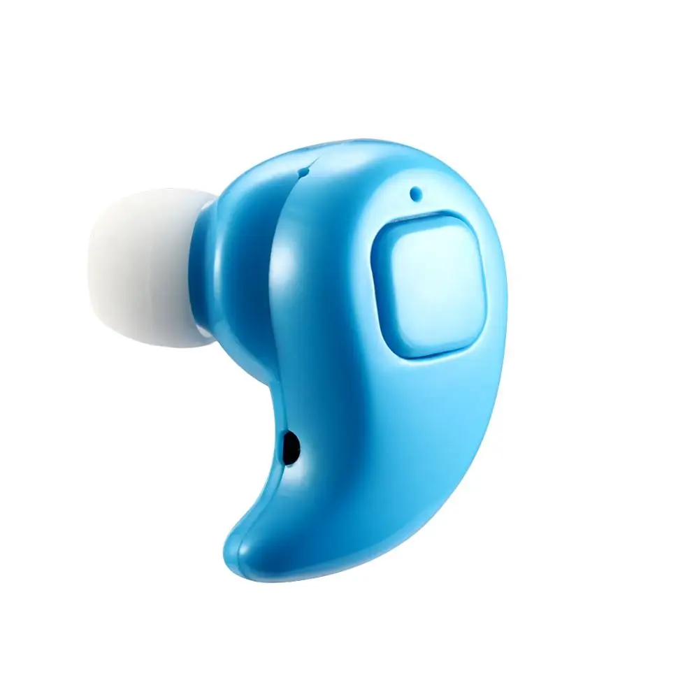 Мини V4.1 Bluetooth наушники беспроводные наушники Черный Синий Цвет Hands Free с зарядным кабелем мини гарнитура Bluetooth наушники - Цвет: Синий