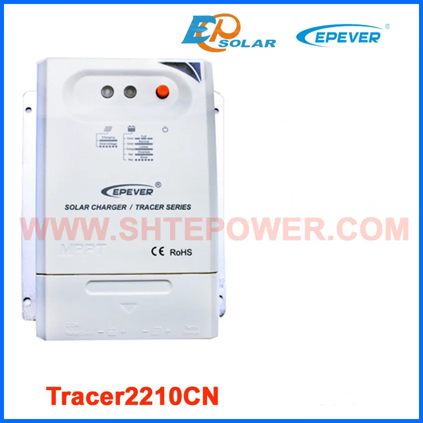 

MPPT EPEVER high efficiency solar controller excellent quality Tracer2210CN 20A 12V 24V automatic charger work EPsolar Brand