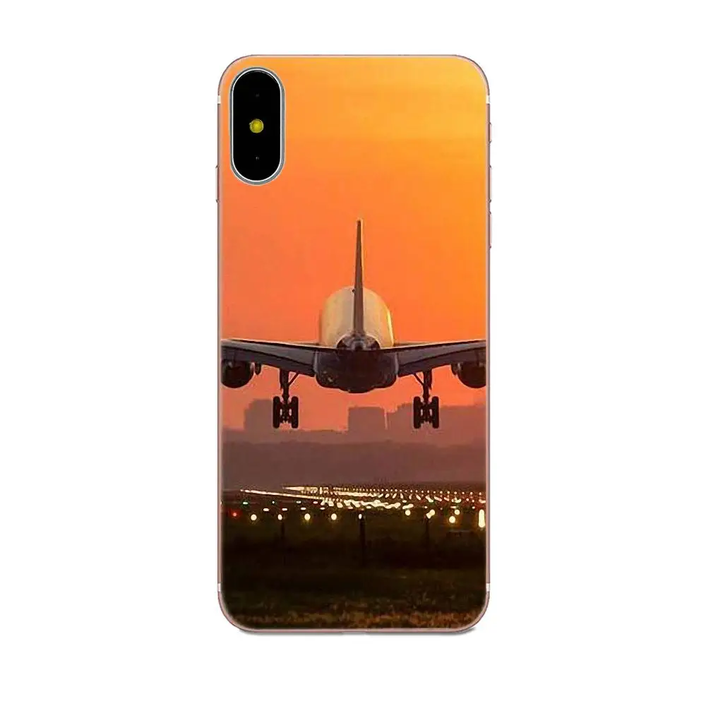 Друзья аэропорта самолет небо облако закат для Huawei Nova 2 V20 Y3II Y5 Y5II Y6 Y6II Y7 Y9 G8 G9 GR3 GR5 GX8