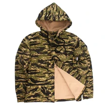 Зимний Камуфляжный флисовый Тренч для мужчин, армейский военный, США, длинная куртка, пальто с капюшоном, мужские карго ВИНТАЖНЫЕ пальто мужская одежда