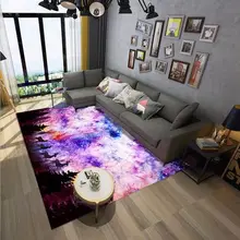 Круглый 3D ковер Лось звезда Рождество прямоугольный простой скандинавский гостиная кофейный столик для спальни кабинет Бытовые аксессуары