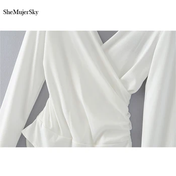 SheMujerSky Long Sleeve Bodysuit Women   4