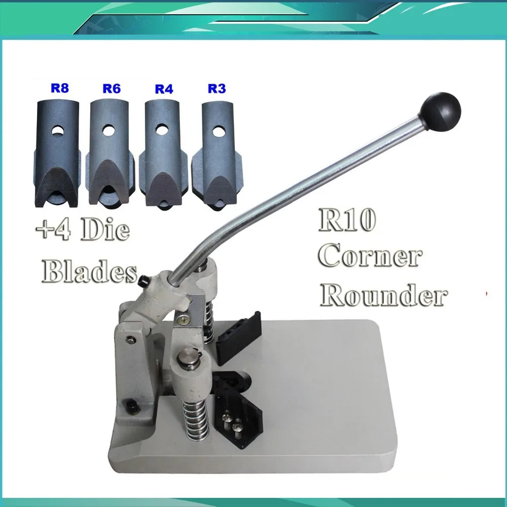 All Metal Heavy R10(3/8") Corner Rounder Punch Cutter +R3 R4 R6 R8 4