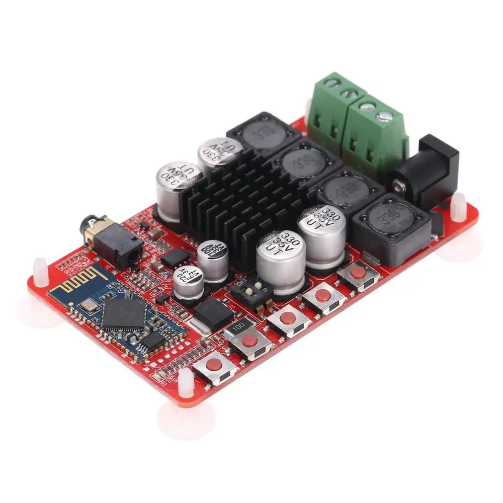 

TDA7492 Wireless Bluetoo 4.0 Stereo Digital Power Amplifier Module 50W+50W 2-channel Audio Receiver Power Amplifier Board