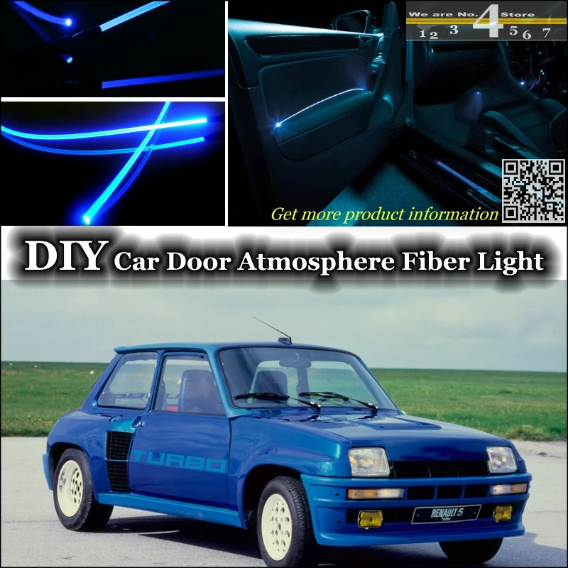 Interior Ambient Light Tuning Atmosphere Fiber Optic Band Lights For Renault 5 R5 Supercing Inside Door Panel Illumination Light Better R5light Image Aliexpress