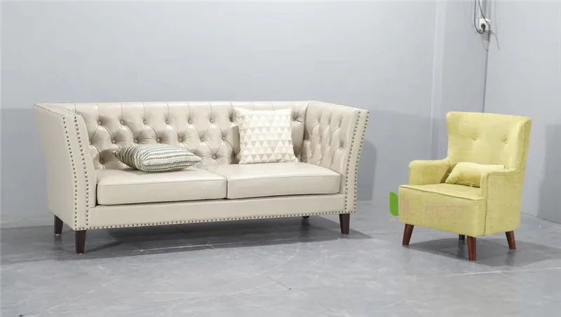 U-BEST гостиной бархатная ткань/натуральная кожа дизайнерский диван, высокая степень античный микро-Волоконный кожаный белый диван