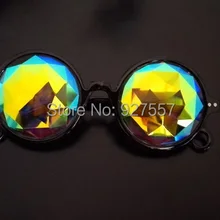 Золотые Зеркальные Солнцезащитные очки, солнцезащитные очки-калейдоскопы для вечерние, musdic фестиваль