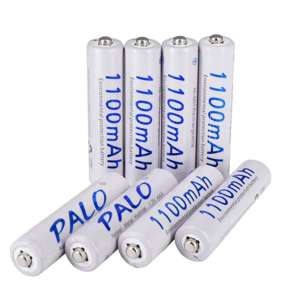 8 шт PALO 1,2 V 3000mAh AA аккумуляторная батарея и 8 шт 1100mAh AAA перезаряжаемые батареи для игрушек автомобиля