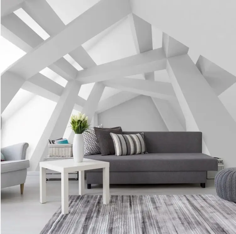 Custom 3D Photo Wallpaper Modern Art Abstract Geometric Pattern Wall Painting Living Room Sofa TV Background Paper Mural | Обустройство