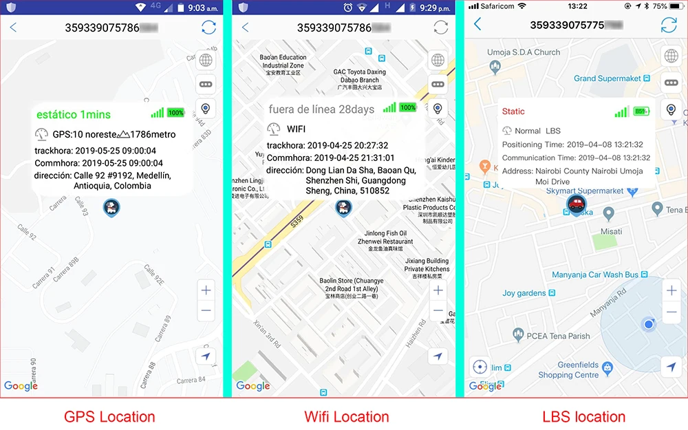 Location methods