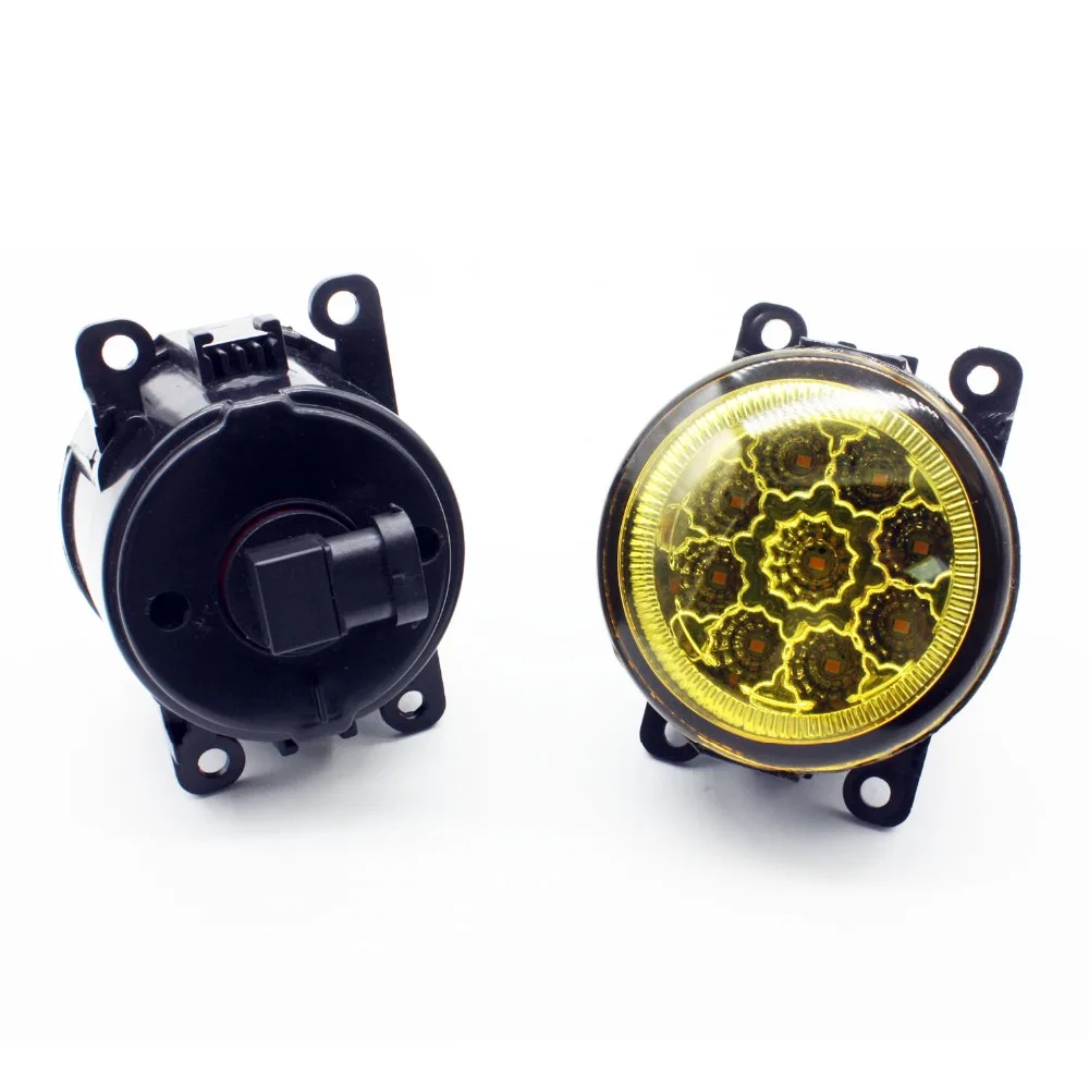 2pcs car styling round front bumper led fog lights drl 2012 subaru outback daytime running lights