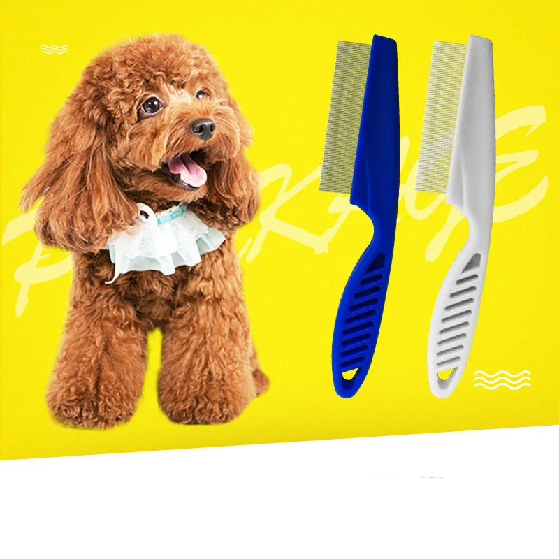 2017 PP Material Pet Dog Comb Removed Flea Fur Care Animals Dogs Cats