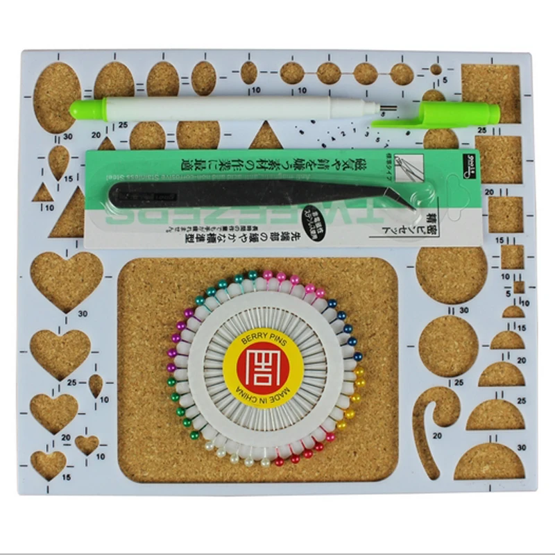 

2016 new Paper Quilling mold board/pen/Straight Pin/pearl pins/tools