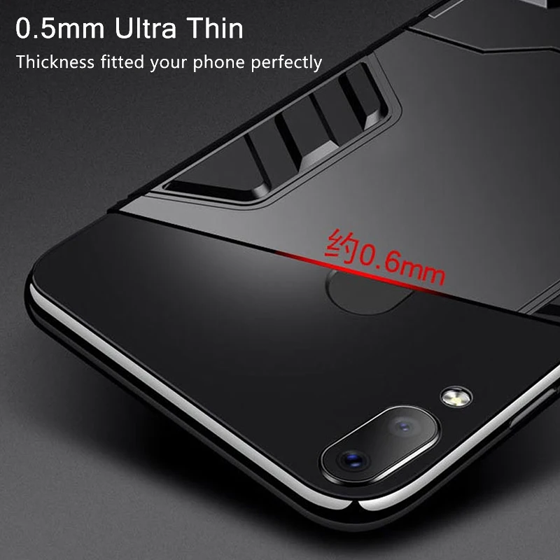 Keajor Case For Samsung A50 Case Shockproof TPU+PC Hard Plastic with Stand Dual Hybrid Back Cover Case For Samsung A30 A50