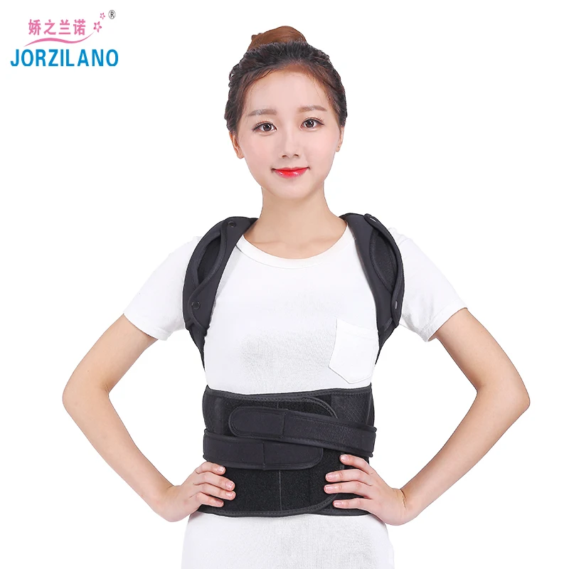 

JORZIALNO Adjustable Men's Posture Corrector Belt Shoulder Back Brace Posture Correction Belts Orthotics posture back brace