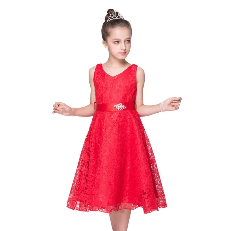 

girls party dress kids  designer children teenagers prom party ceremonies gowns dresses birthday princess dress A122