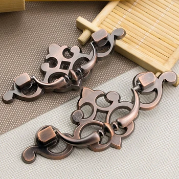 

4pcs Home Hardware Vintage Furniture Handle Vintage Drawer Cabinets Knobs and Handles Door Cupboard Handles Kitchen Handle Pull