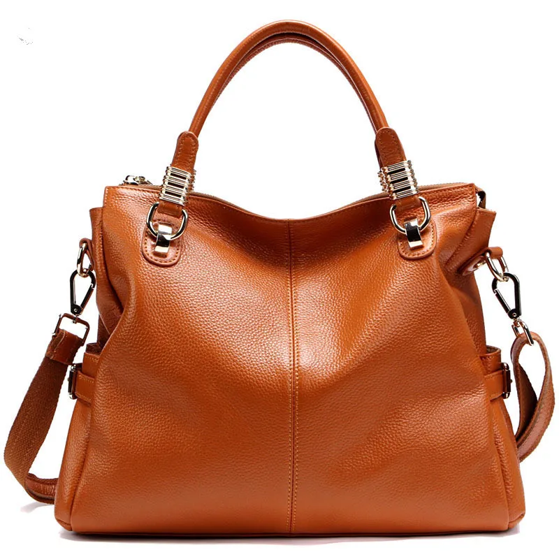 2017 New Genuine font b Leather b font Women font b Handbags b font Vintage Women