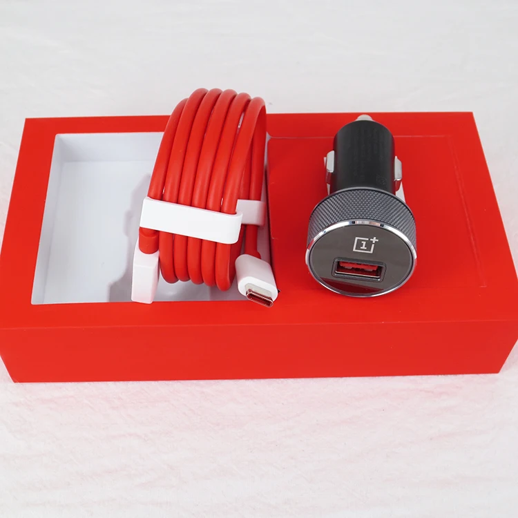 

Original OnePlus Dash Car Charger for oneplus 7 pro 6t 6 5T 5 3T 3 with 100cm cable fast car usb charger for oneplus