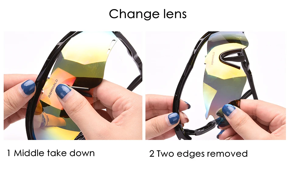 2018 Cycling Sunglasses Polarized UV400 Men TR90 Frame MTB Outdoor Sports Riding glasses Running Goggles Oculos De Sol Masculino