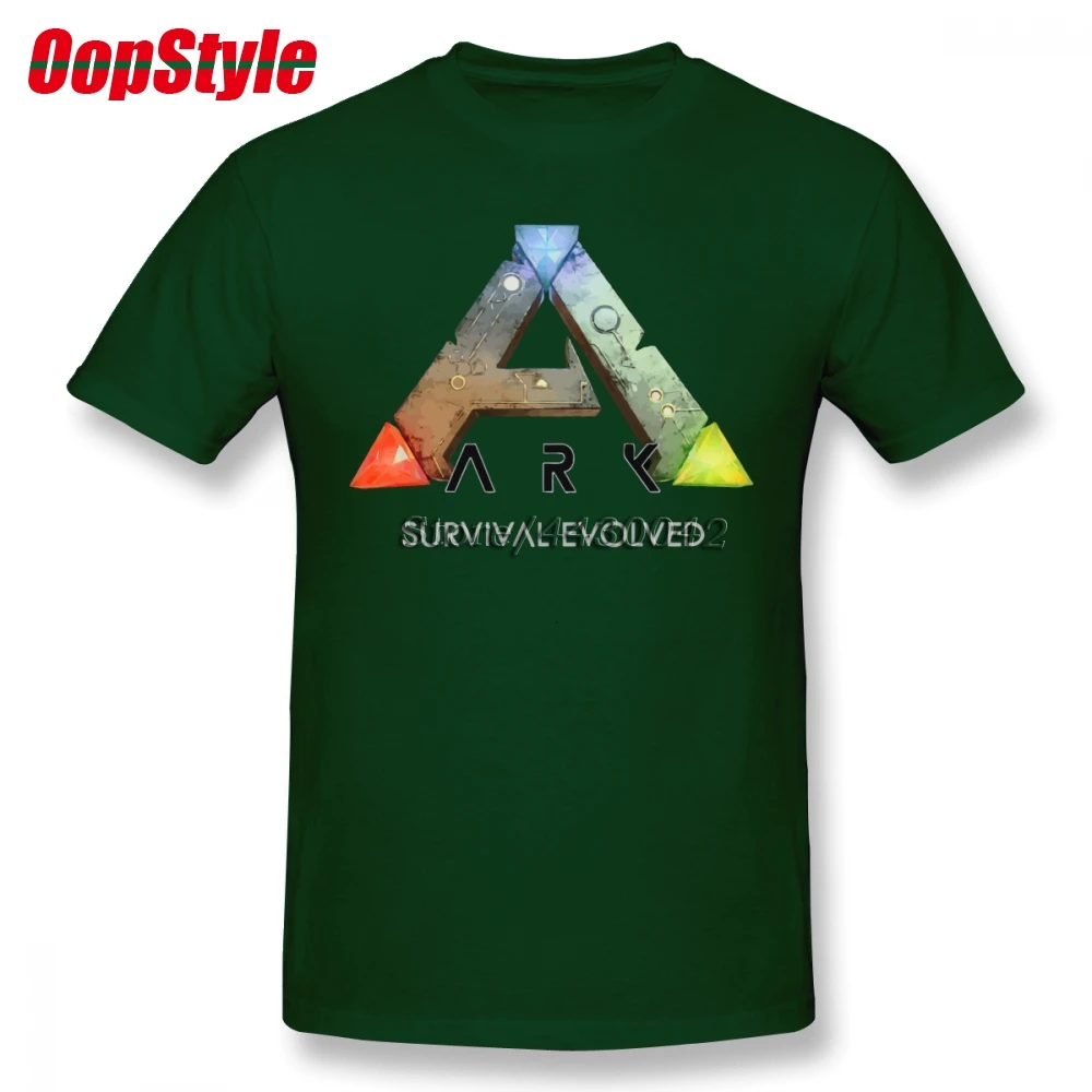 Мужская футболка Ark Survival Evolved Прямая поставка летняя хлопковая с коротким рукавом