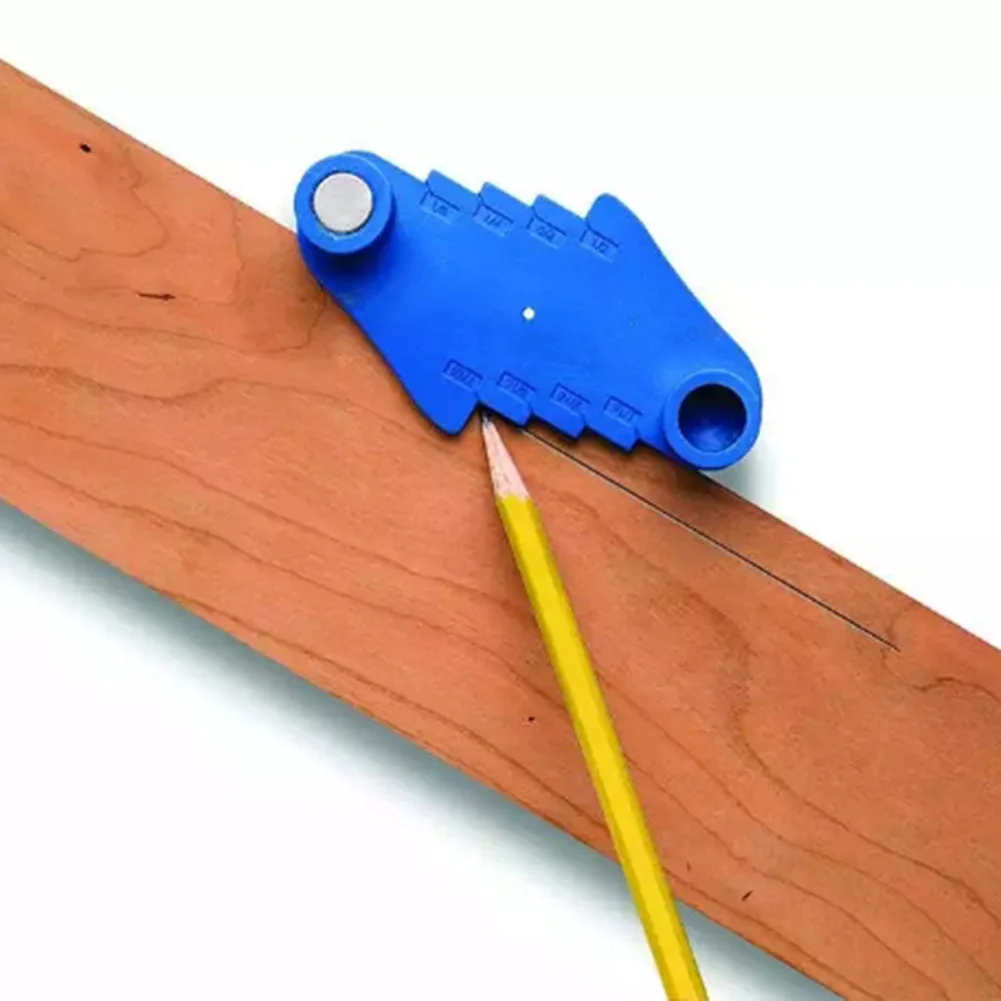 Деревообрабатывающий центр Finder Line Scriber с магнитом дюйма центр офсетной линии маркировочный прибор пластиковый центр Scribe маркировочный инструмент