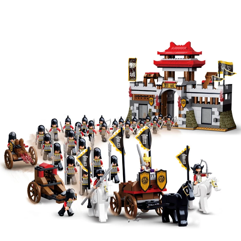 

Models building toy 0578 City Three Kingdoms Knight Castle 688Pcs Building Blocks compatible with lego wars toys & hobbies