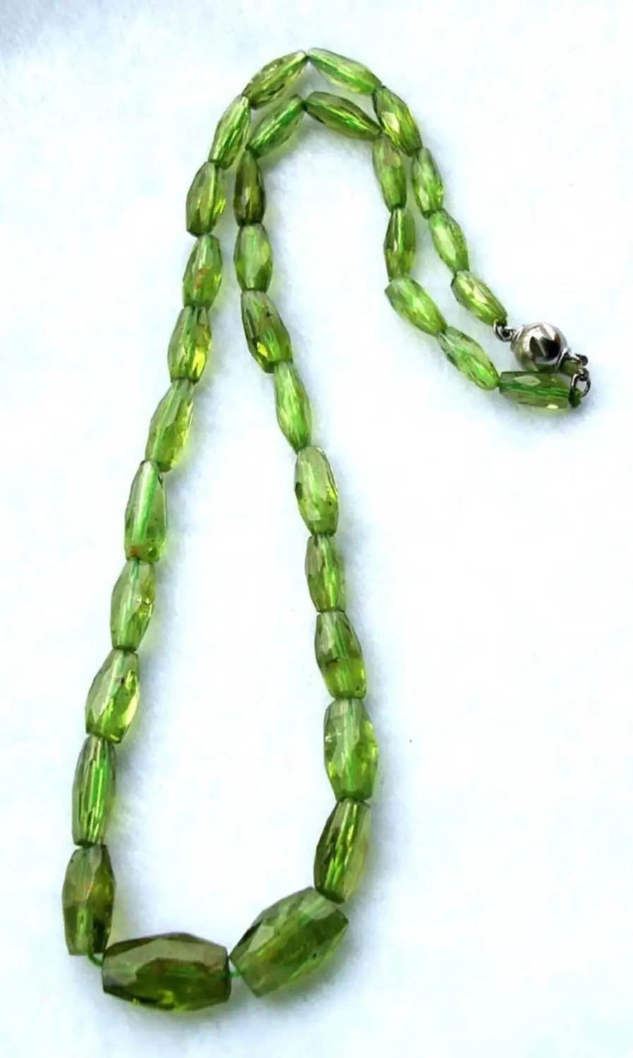 

Free Shipping Natural Peridot Faceted Free Form 5*10mm~10*16mm Beads Necklace Women Jewelry accessories weddings parties gift