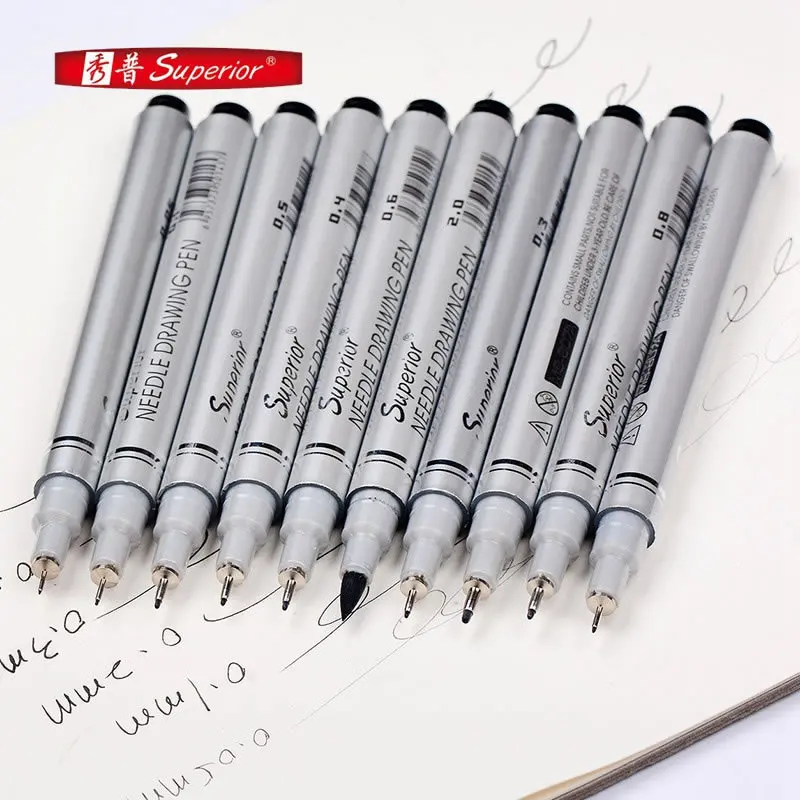 Водостойкий маркер для рисования ручка в стиле комиксов 10 шт./лот|drawing pen|design